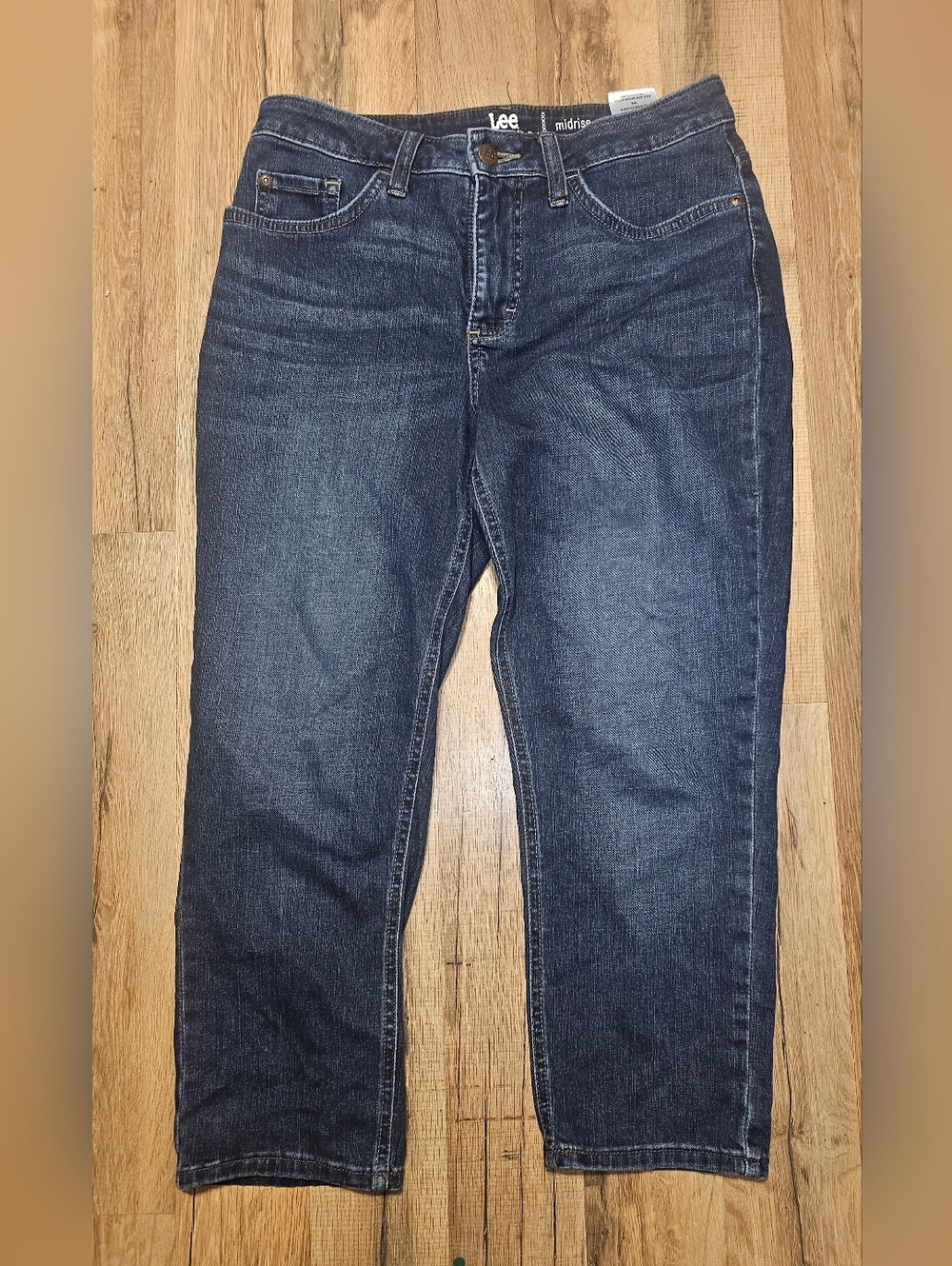 Lee Riders Midrise Capri Jeans Size 8M